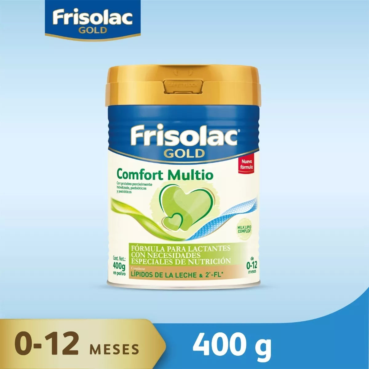 Frisolac Gold Comfort Multio (0-12 Meses) Lata C/ 400 Gr