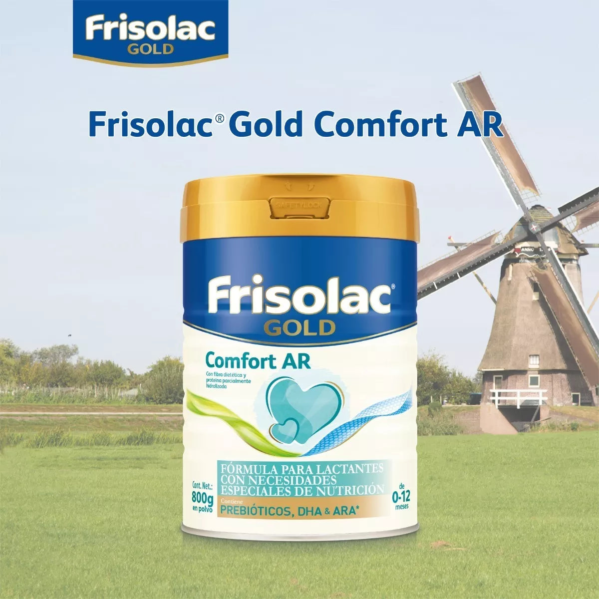 Frisolac Gold Comfort A R (0-12 Meses) Lata C/ 800 Gr