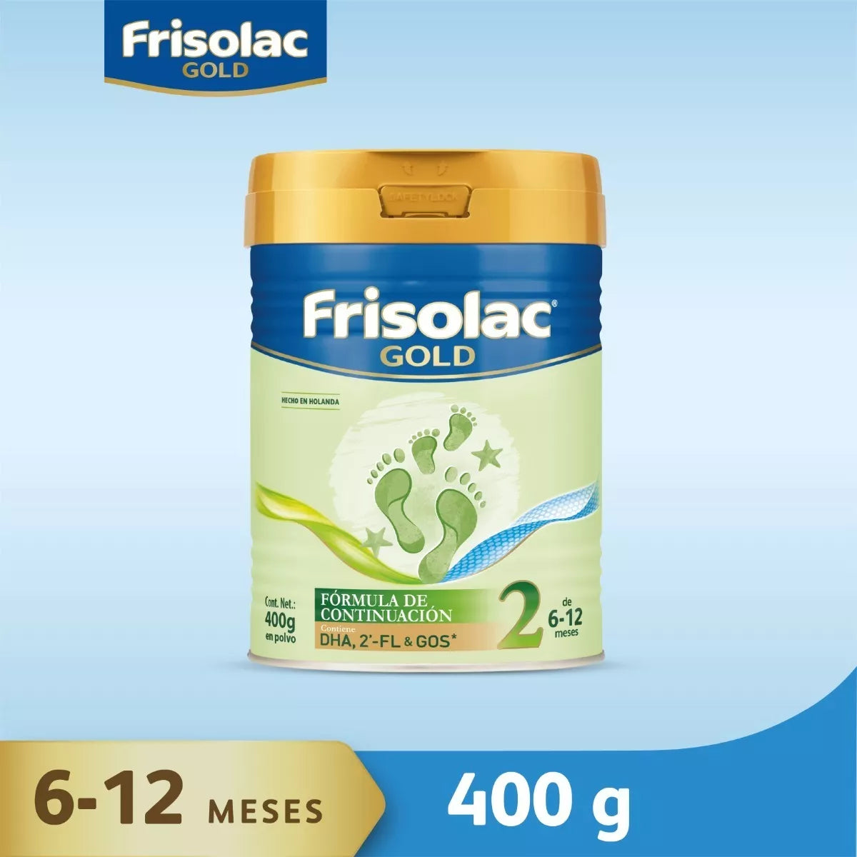 Frisolac Gold 2 (6-12 Meses) Lata C/ 400 Gr