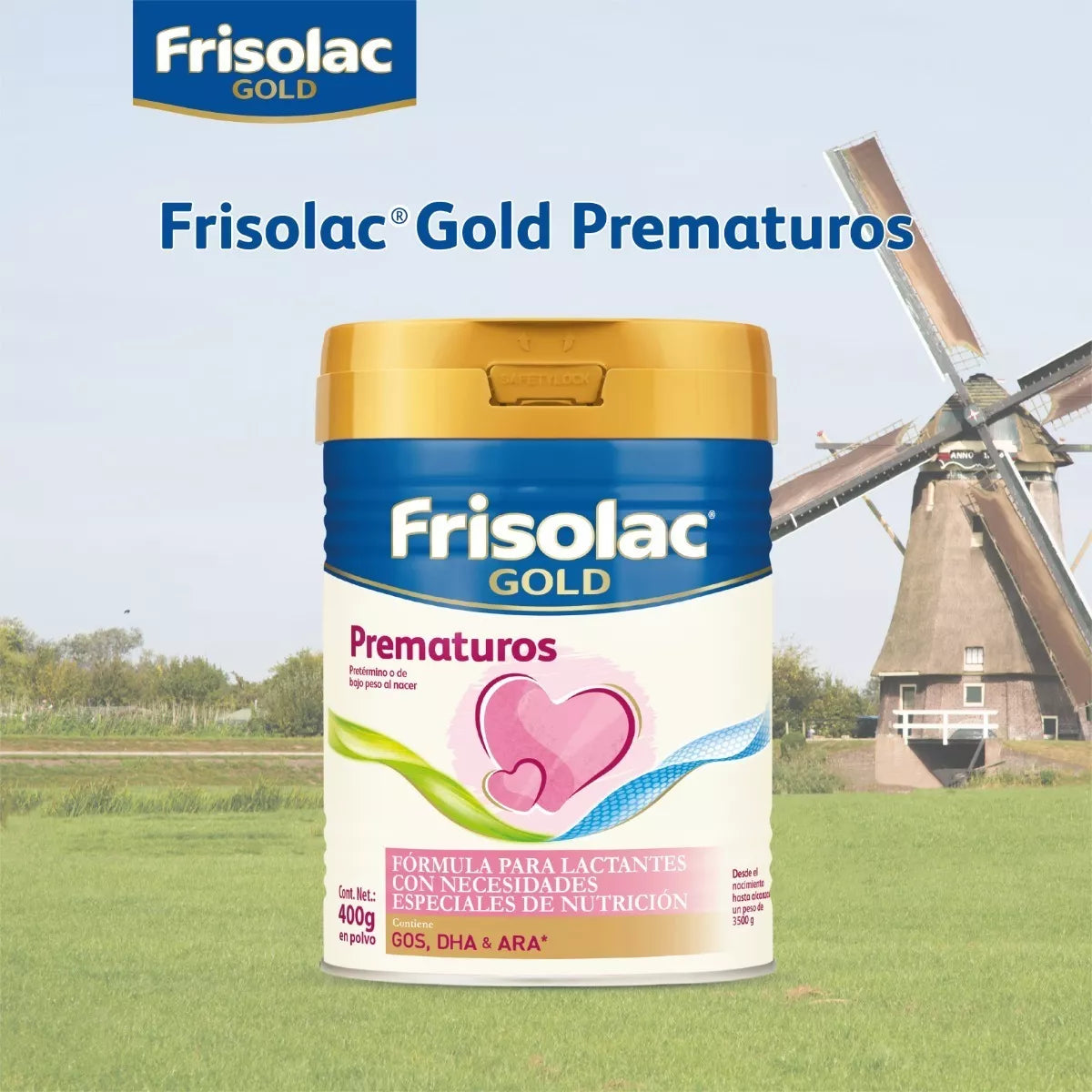 Frisolac Gold Prematuros (0 A 12 Meses) Lata C/ 400gr